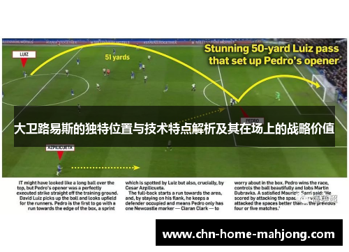 大卫路易斯的独特位置与技术特点解析及其在场上的战略价值